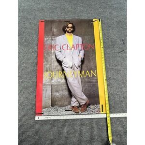 Eric Clapton Journeyman 1989 Reprise Records Promo Poster 23x35 Original